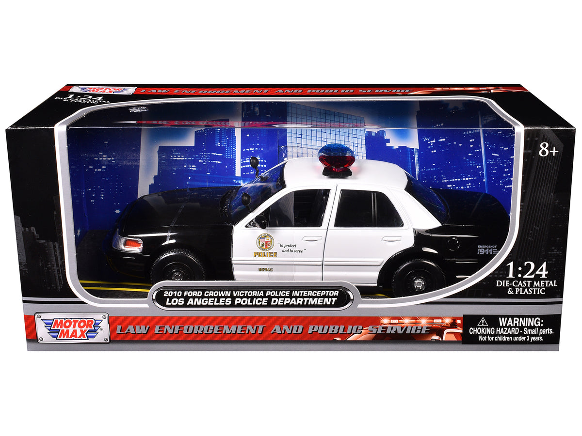 2010 Ford Crown Victoria LAPD Los Angeles Police Department Car 1/24 Diecast Car Model