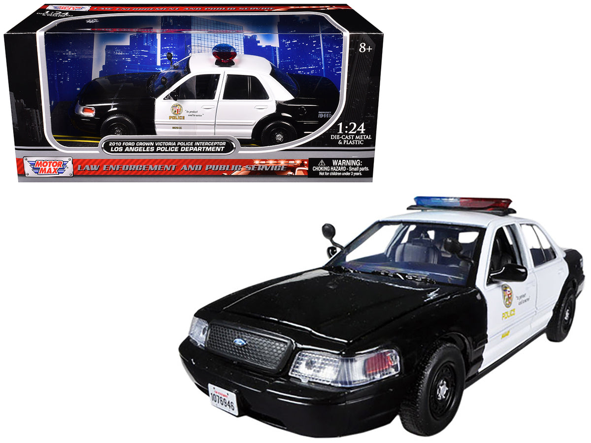 2010 Ford Crown Victoria LAPD Los Angeles Police Department Car 1/24 Diecast Car Model