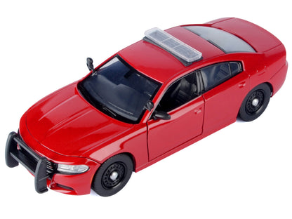 2023 Dodge Charger Pursuit Police Car Red "Law Enforcement and Public Service" Series 1/24 Diecast Model Car