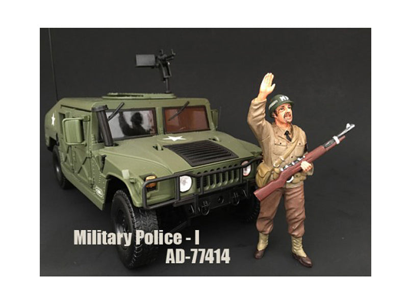 WWII Military Police Figure I For 1:18 Scale Models