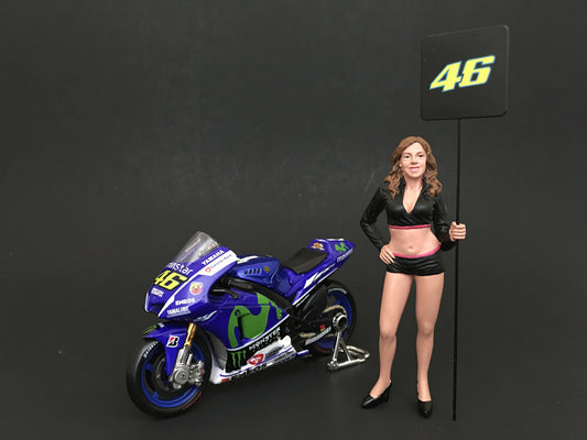 Paddock Girl Figure For 1:24 Scale Models