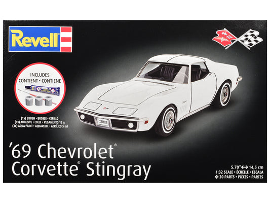 Level 3 Model Kit 1969 Chevrolet Corvette Stingray All-Included Kit 1/32 Scale Model