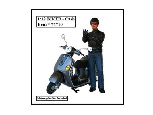 Biker Cash Figure For 1:12 Models