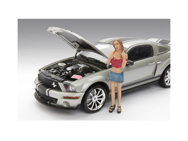 Female Monica Figure For 1:18 Diecast Model Cars