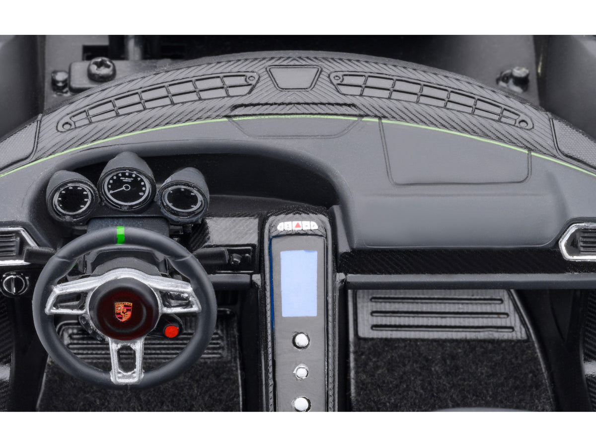 Porsche 918 Spyder "Weissach Package" Acid Green 1/18 Model Car