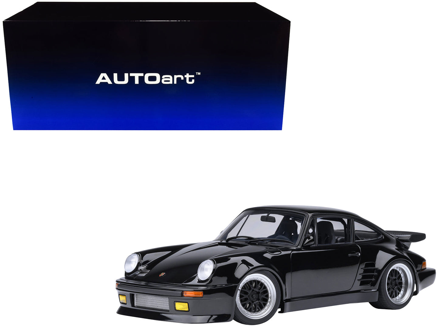 Porsche 911 (930) Turbo "Blackbird" Black "Wangan Midnight - Comic #1 Version" Manga 1/18 Model Car