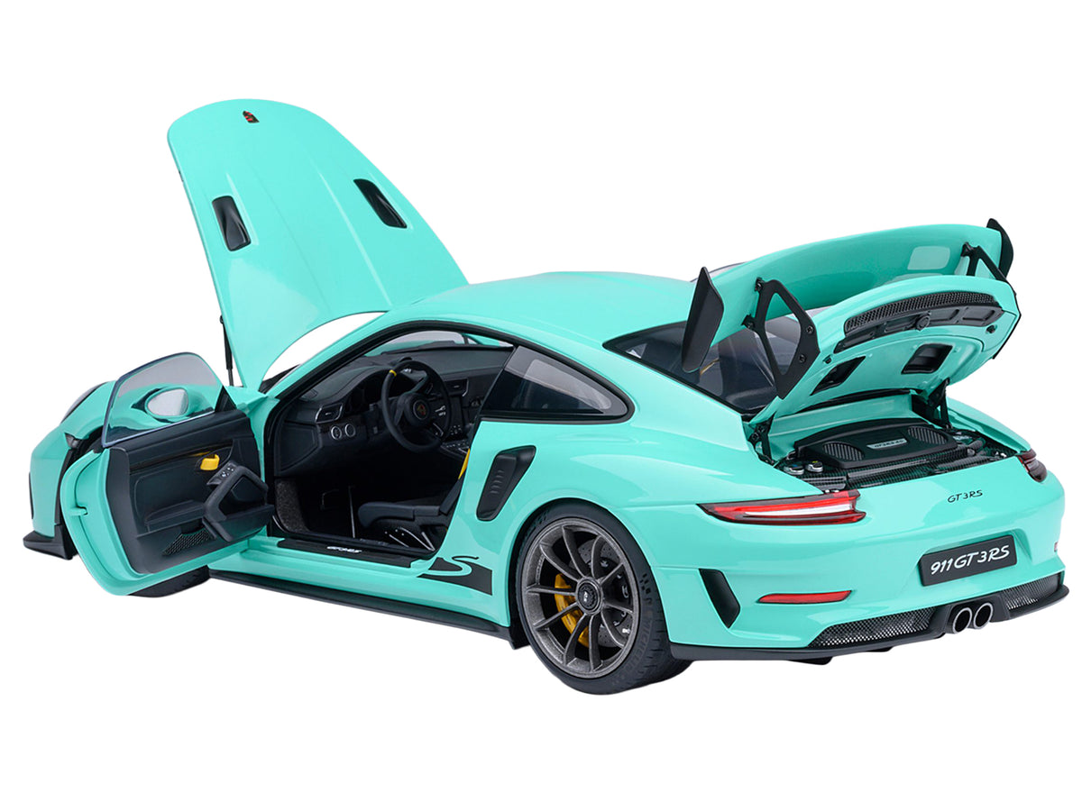 Porsche 911 (991.2) GT3 RS Mint Green 1/18 Model Car