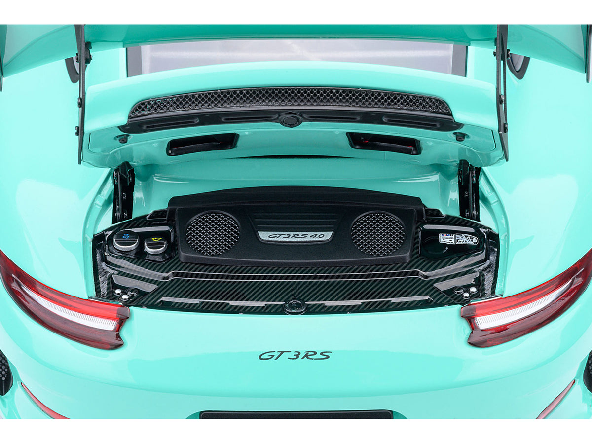 Porsche 911 (991.2) GT3 RS Mint Green 1/18 Model Car