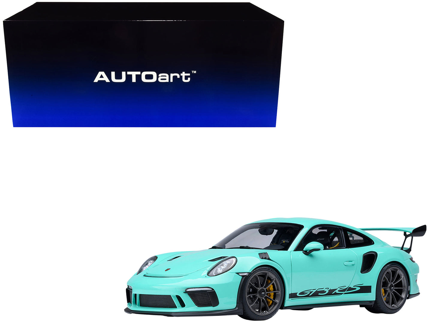 Porsche 911 (991.2) GT3 RS Mint Green 1/18 Model Car