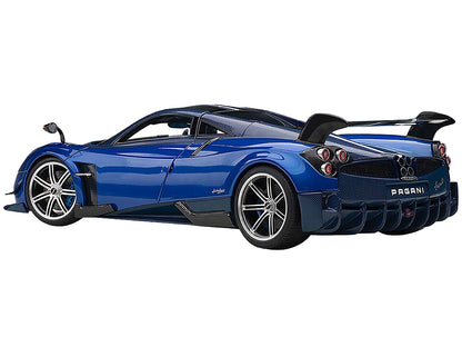 Pagani Huayra BC Blu Francia / Candy Blue Metallic with Carbon Accents 1/18 Model Car