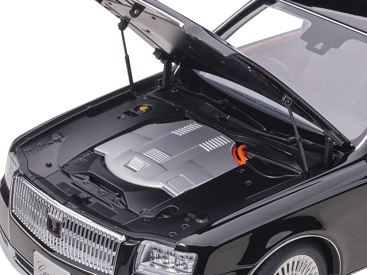 Toyota Century RHD (Right Hand Drive) Black 1/18 Model Car