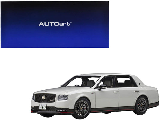 Toyota Century GRMN RHD (Right Hand Drive) Pearl White 1/18 Model Car