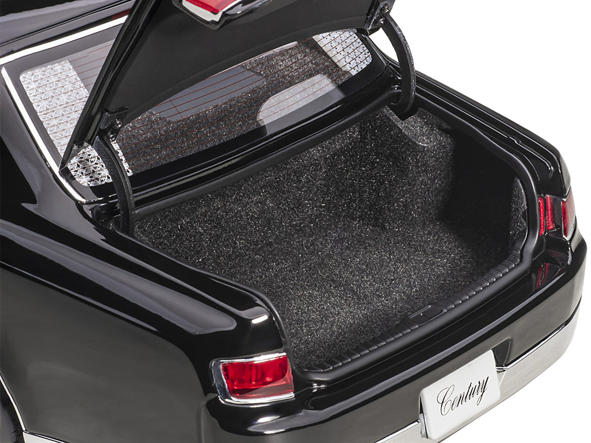 Toyota Century with Curtains RHD (Right Hand Drive) Black Special Edition 1/18 Model Car