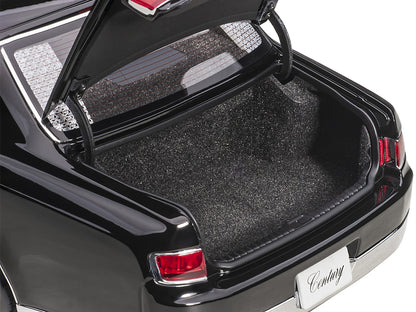 Toyota Century with Curtains RHD (Right Hand Drive) Black Special Edition 1/18 Model Car