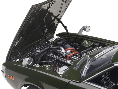 1973 Toyota Celica Liftback 2000GT (RA25) RHD (Right Hand Drive) Moss Green 1/18 Model Car