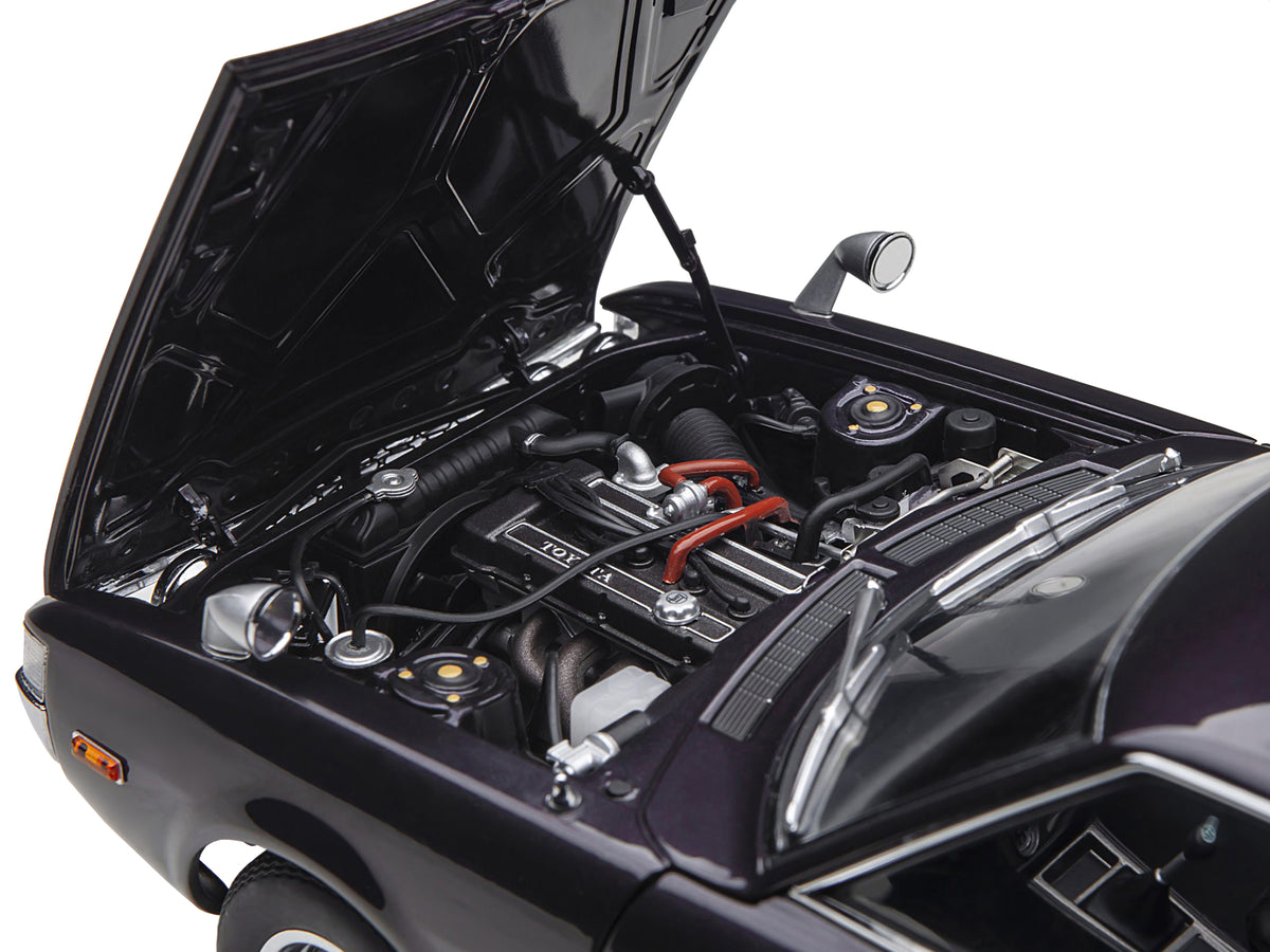1973 Toyota Celica Liftback 2000GT (RA25) RHD (Right Hand Drive) Dark Purple Metallic 1/18 Model Car