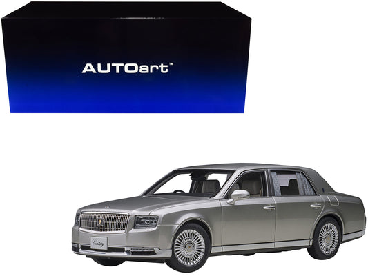 Toyota Century with Curtains RHD (Right Hand Drive) Silver Special Edition 1/18 Model Car