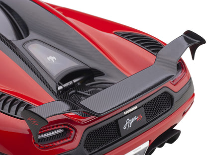 Koenigsegg Agera RS Chili Red with Black Accents 1/18  Model Car