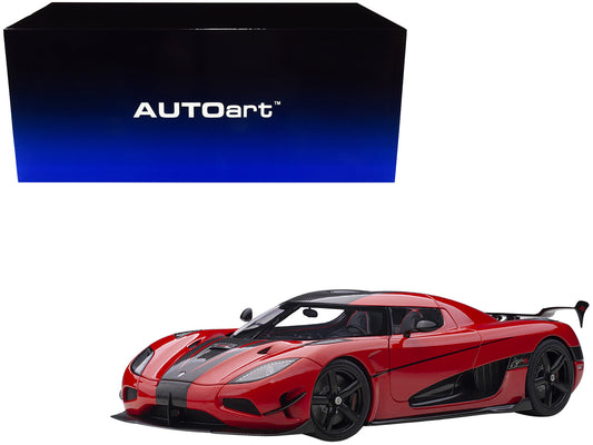 Koenigsegg Agera RS Chili Red with Black Accents 1/18  Model Car