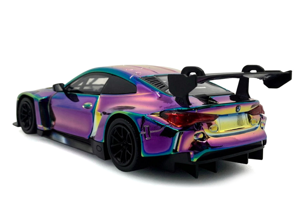 BMW M4 GT3 Chameleon Chrome "Custom Wrap" Series 1/24 Diecast Model Car