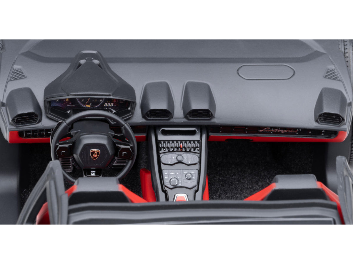 Lamborghini Huracan GT "LB-Silhouette Works" Hyper Red Metallic with Black Top 1/18 Model Car