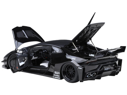 Lamborghini Huracan GT "LB-Silhouette Works" Black 1/18 Model Car