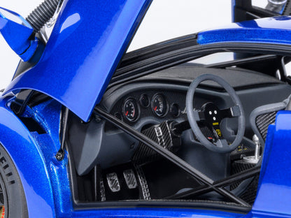 Lamborghini Diablo GTR Monterey Blue Metallic 1/18 Model Car