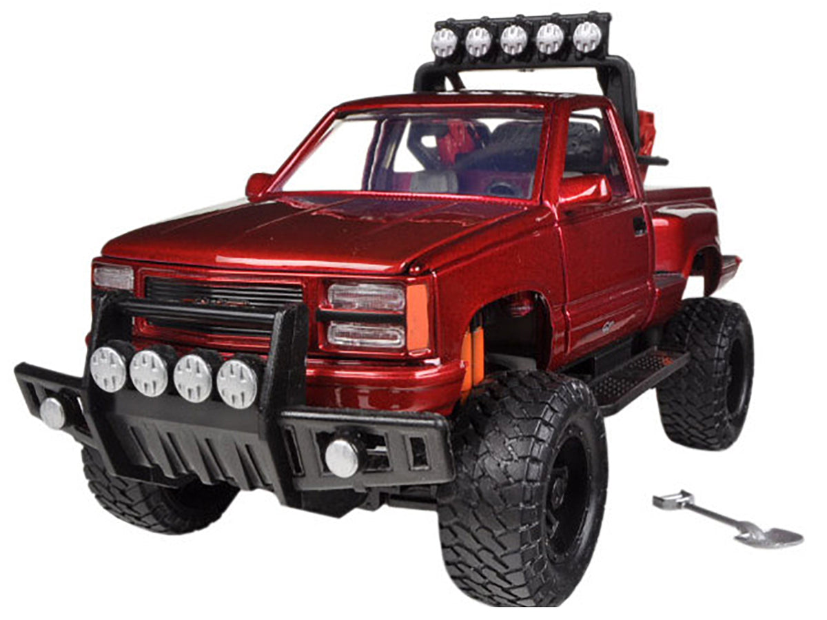 1992 GMC Sierra GT Pickup Truck Off Road Red 1/24 Diecast Model
