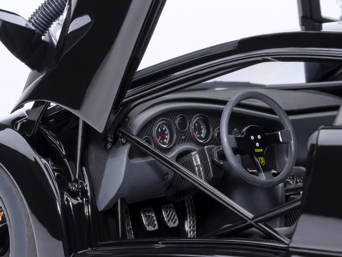 Lamborghini Diablo GTR Deep Black 1/18 Model Car