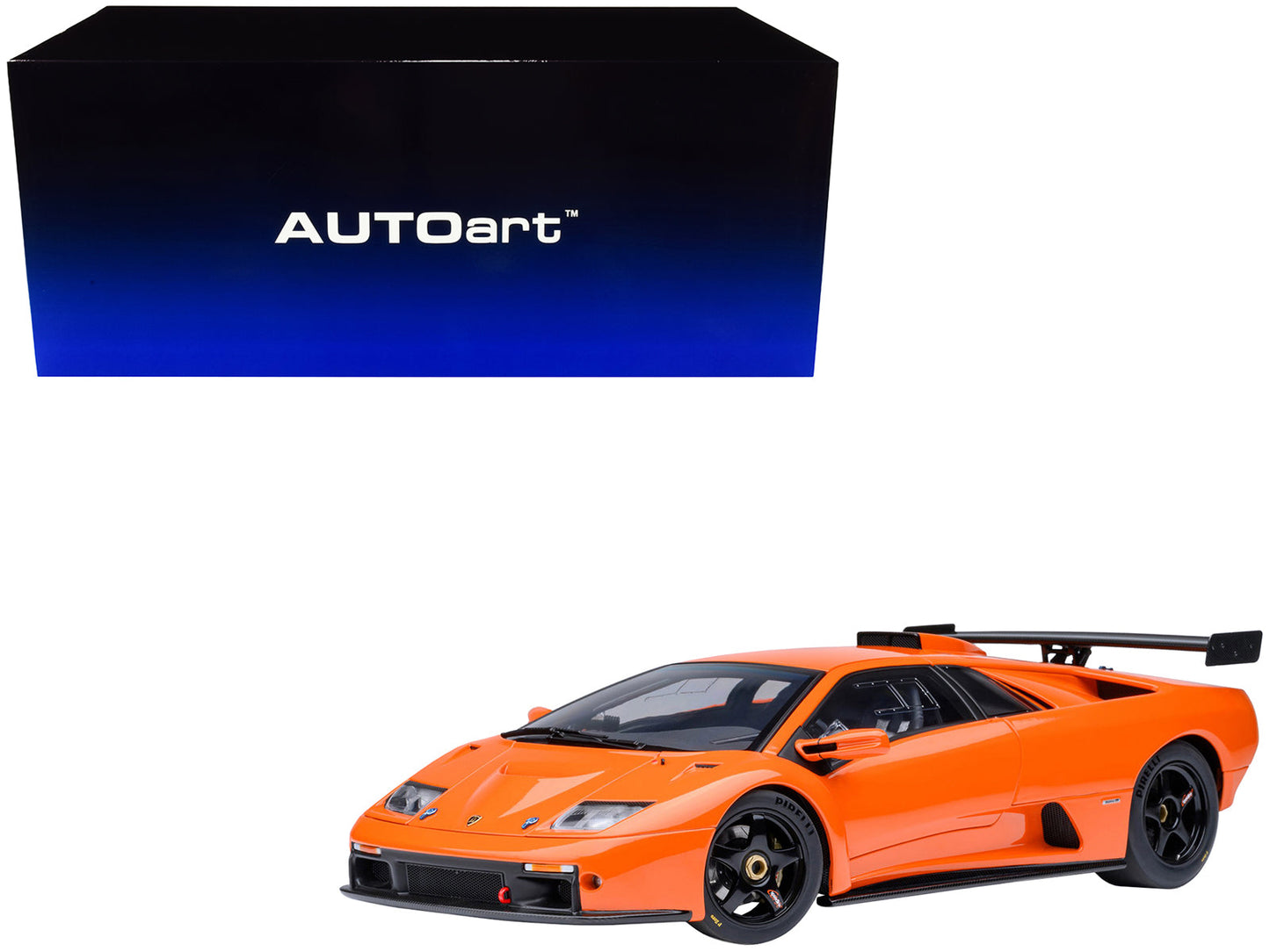 Lamborghini Diablo GTR Arancio Ishtar Orange 1/18 Model Car