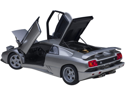Lamborghini Diablo SE30 Jota Titanio Silver Metallic 1/18 Model Car