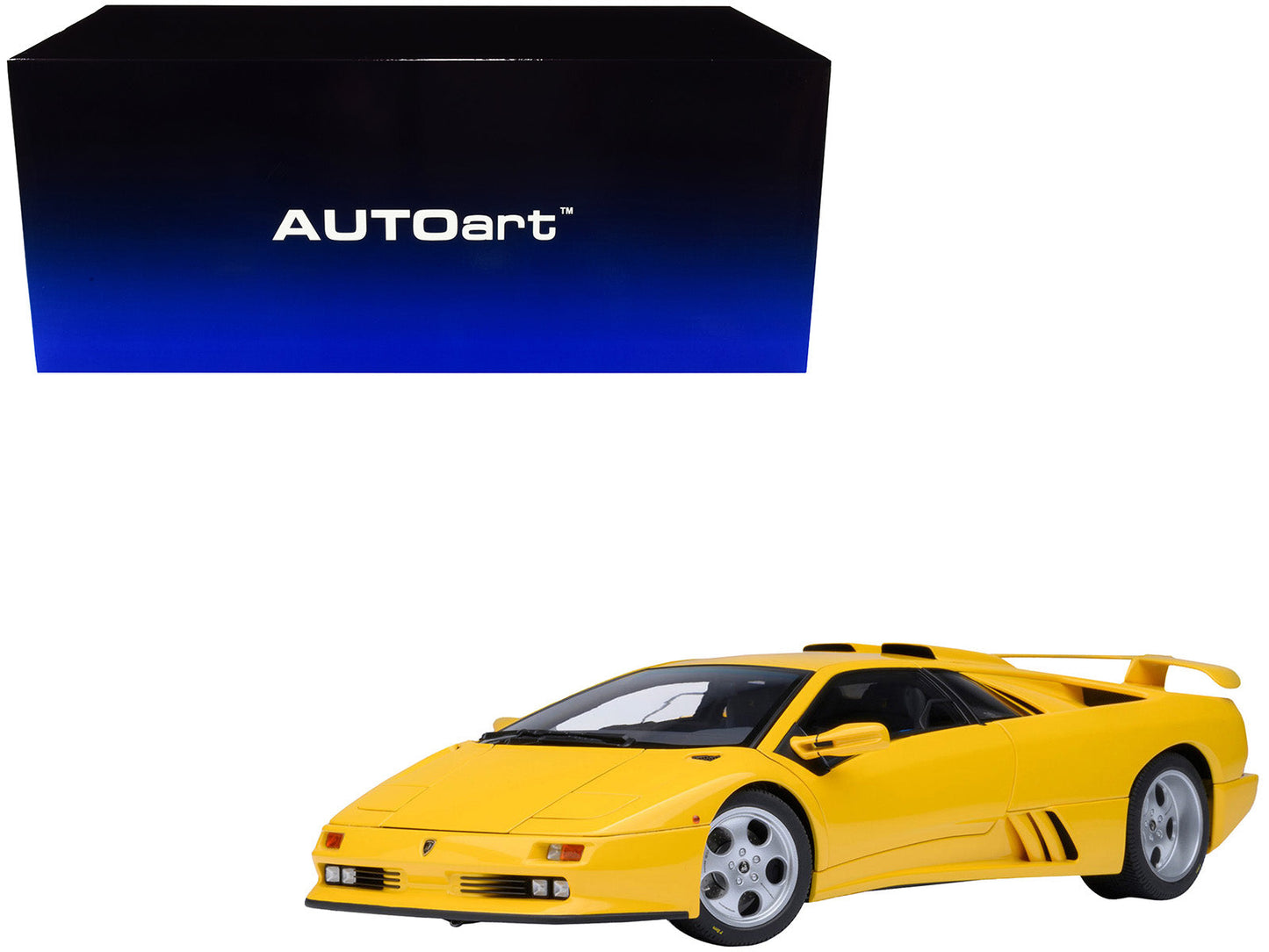 Lamborghini Diablo SE30 Jota Superfly Yellow 1/18 Model Car