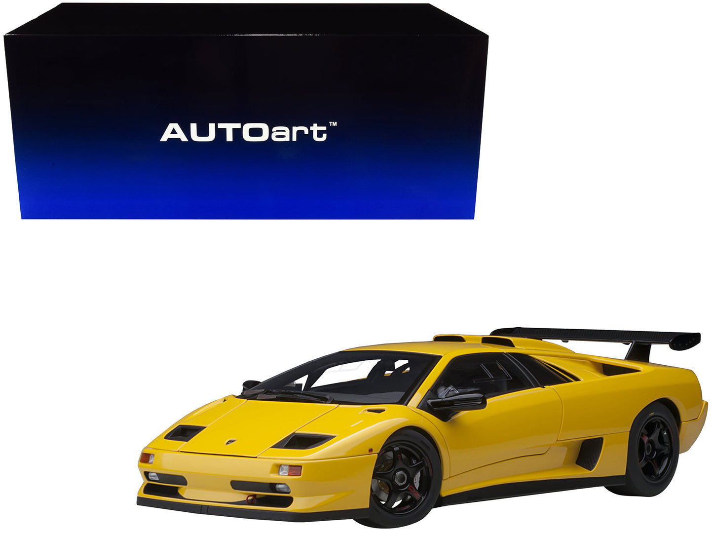 Lamborghini Diablo SV-R Superfly Yellow 1/18 Model Car