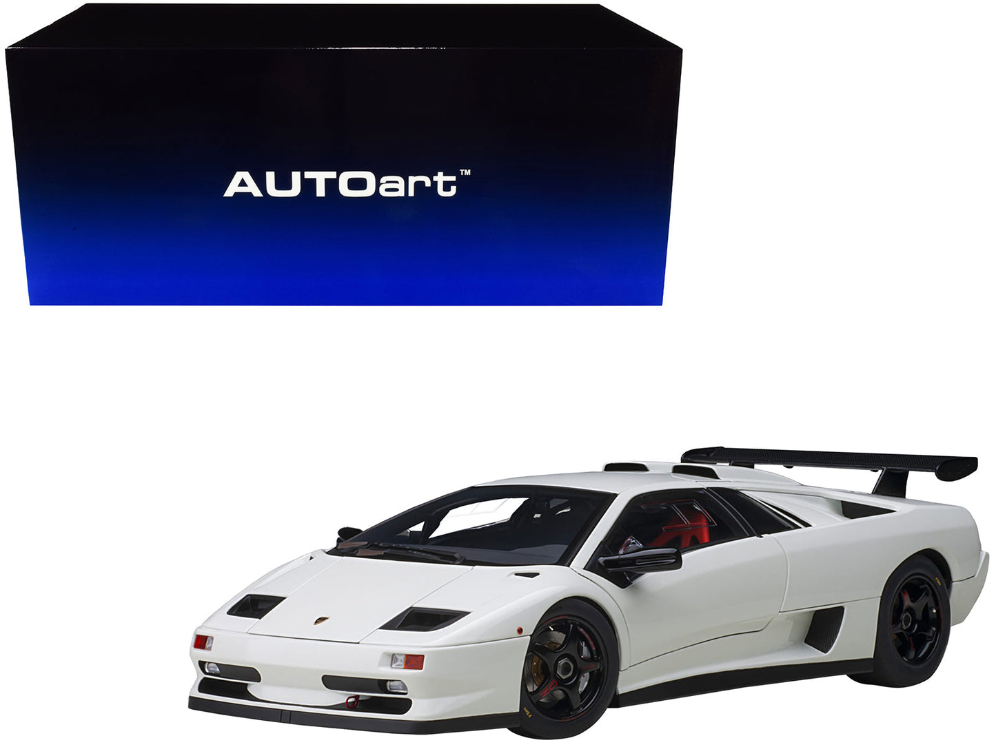 Lamborghini Diablo SV-R Impact White 1/18 Model Car