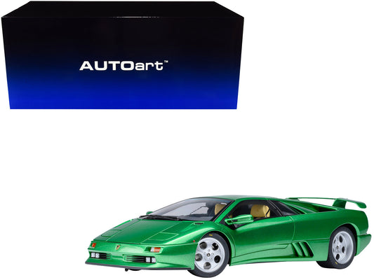 Lamborghini Diablo SE30 Verde Mic/Green Metallic 1/18 Model Car