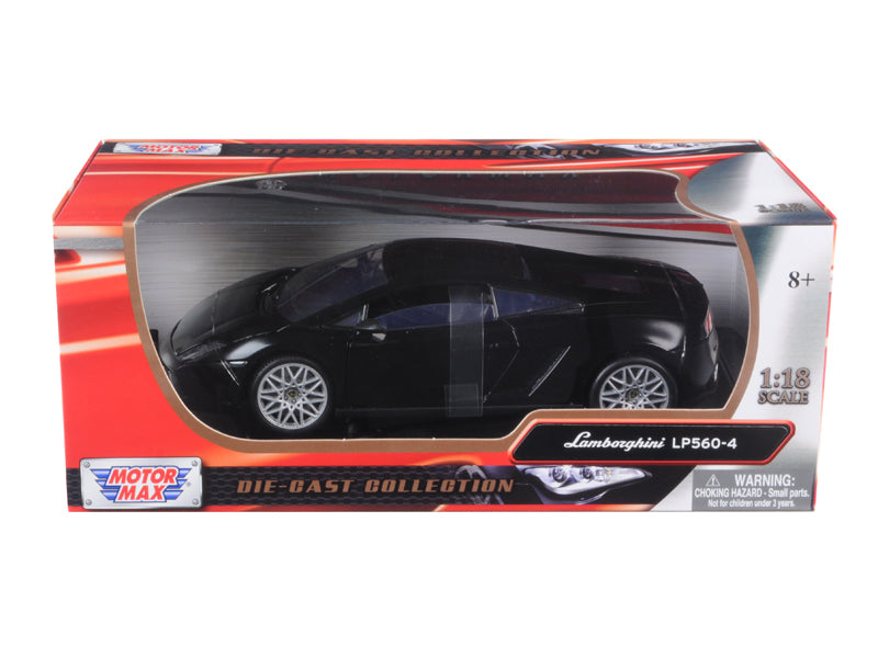 Lamborghini LP 560-4 Black 1/18 Diecast Car Model