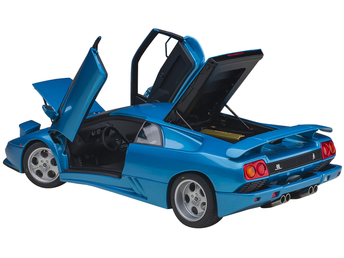 Lamborghini Diablo SE30 Blu Sirena Blue Metallic 1/18 Model Car