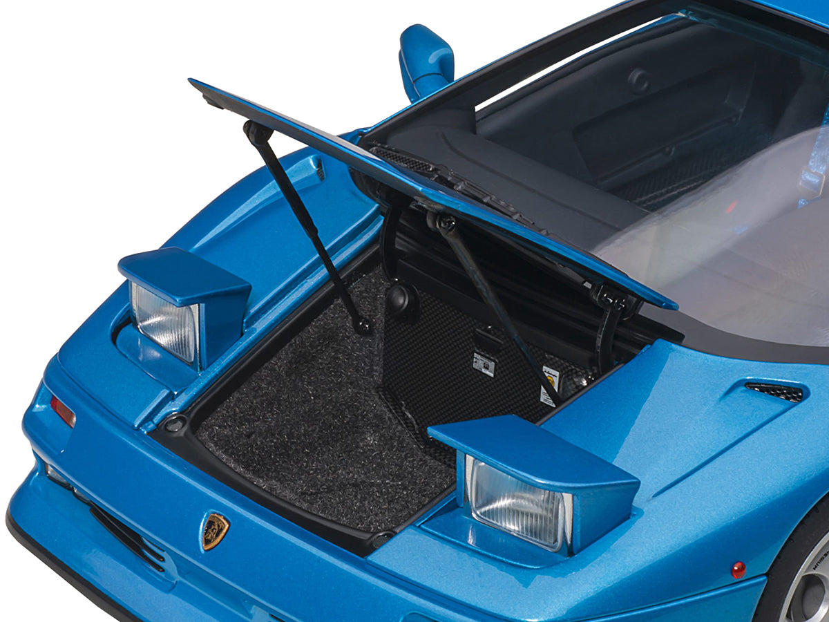 Lamborghini Diablo SE30 Blu Sirena Blue Metallic 1/18 Model Car