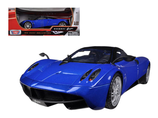 Pagani Huayra Blue with Black Top 1/18 Diecast Model Car
