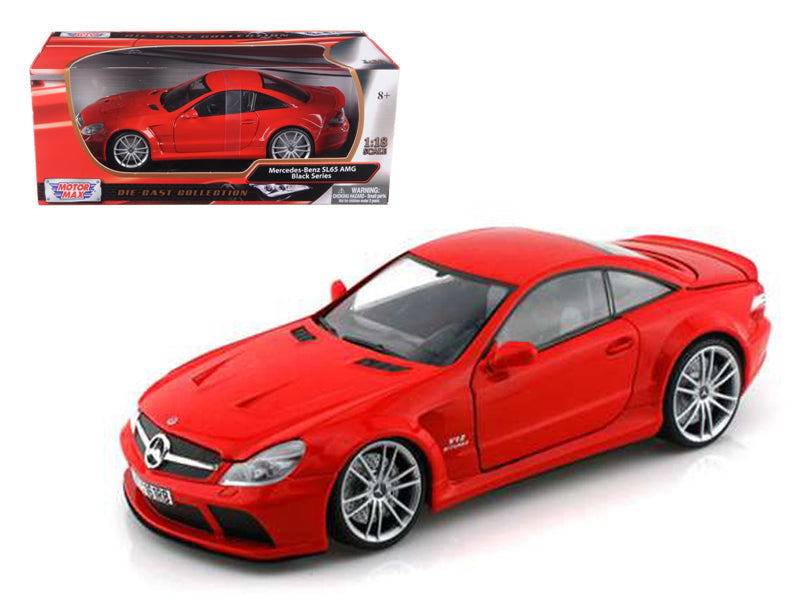Mercedes SL65 AMG Black Series (R230) Red 1/18 Diecast Model Car