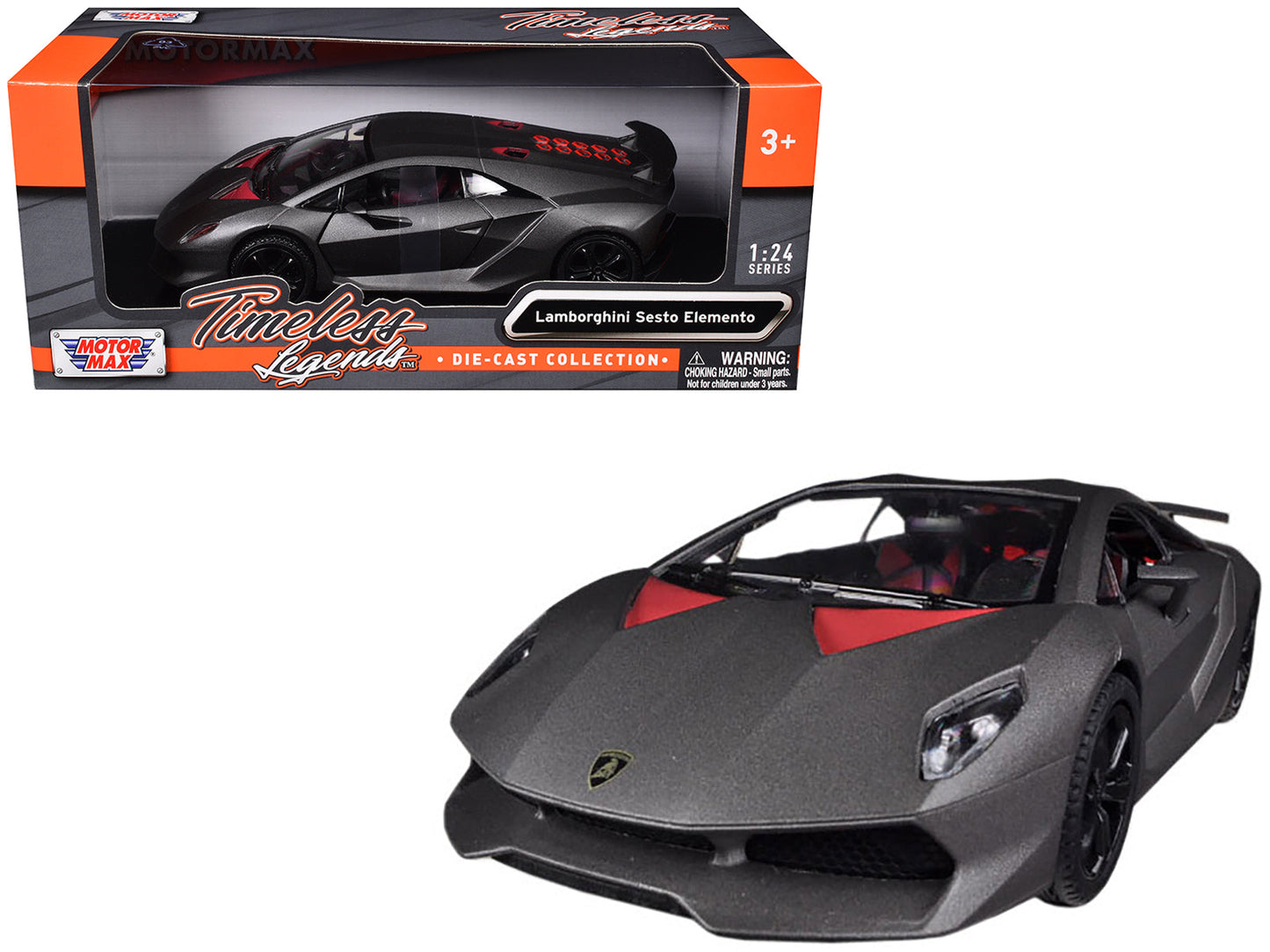 Lamborghini Sesto Elemento Carbon 1/24 Diecast Car Model