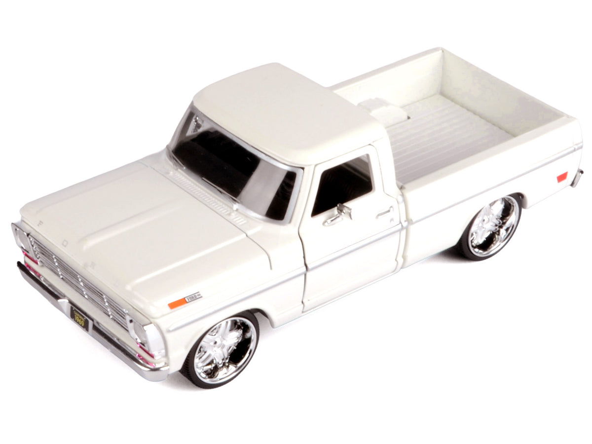 1969 Ford F-100 Pickup Truck Cream "Maxx Design" Series 1/24 Diecast Model Car