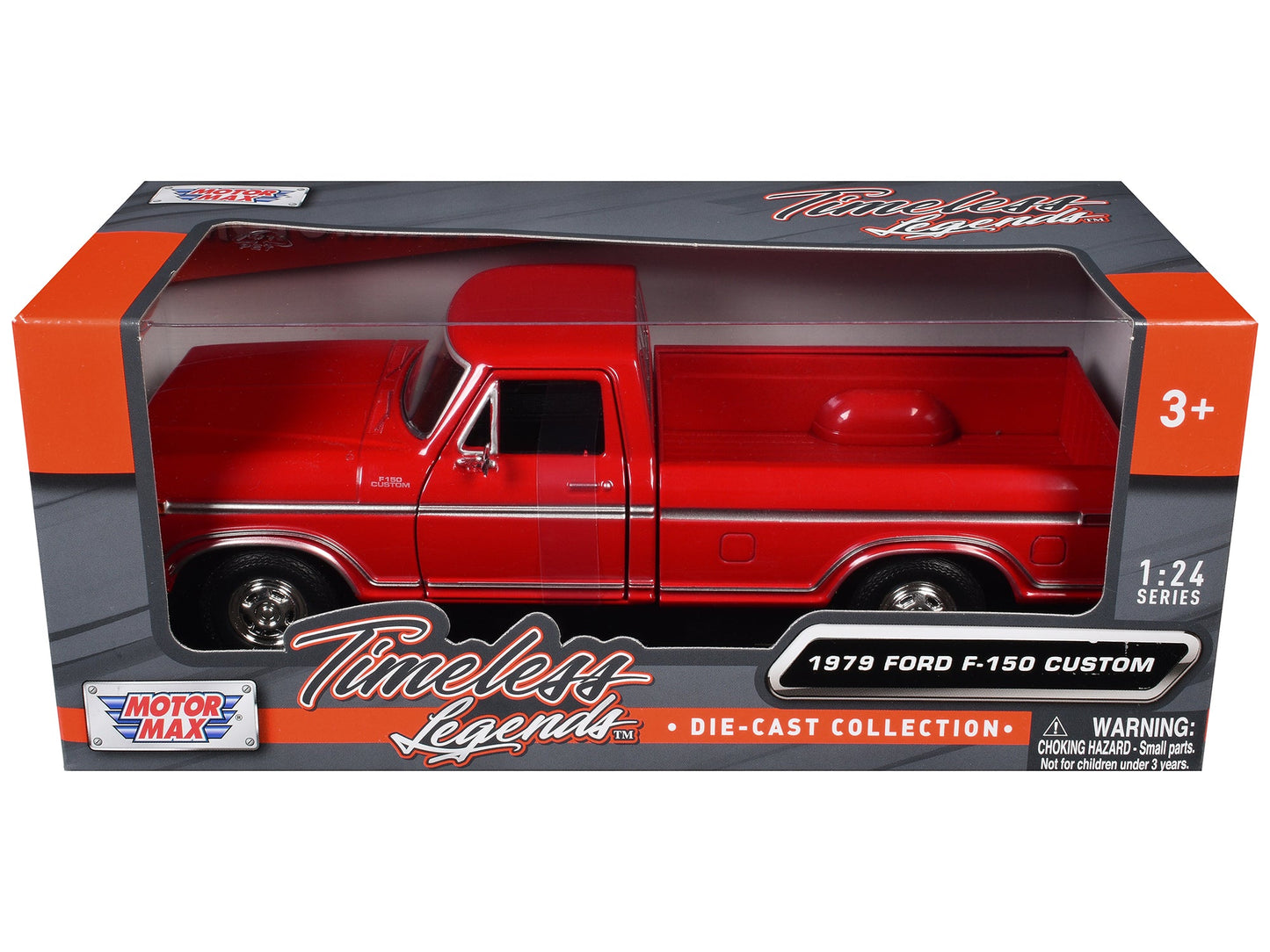 1979 Ford F-150 Custom Pickup Truck Red "Timeless Legends" Series 1/24 Diecast Model Car