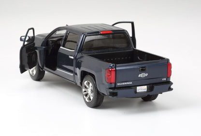 2018 Chevrolet Silverado LTZ Pickup Truck Centennial Edition Blue Metallic "100 Years Anniversary" 1/27 Diecast Model Car