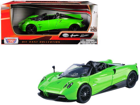 Pagani Huayra Roadster Green 1/24 Diecast Model Car