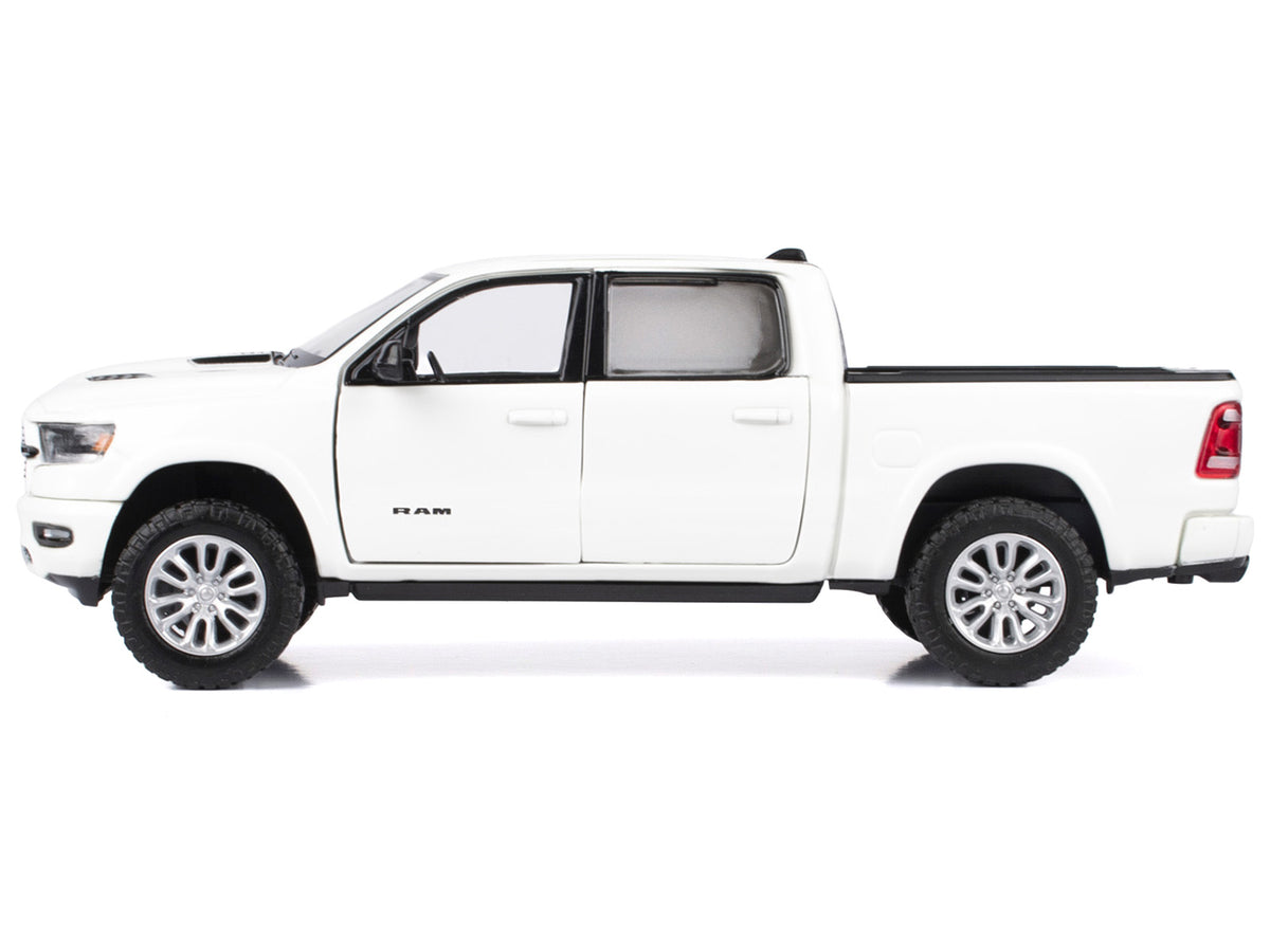 2019 RAM 1500 Laramie Crew Cab Pickup Truck White "Timeless Legends" Series 1/24 Diecast Model Car