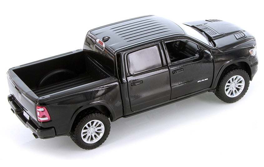 2019 RAM 1500 Laramie Crew Cab Pickup Truck Black 1/24 Diecast Model Car