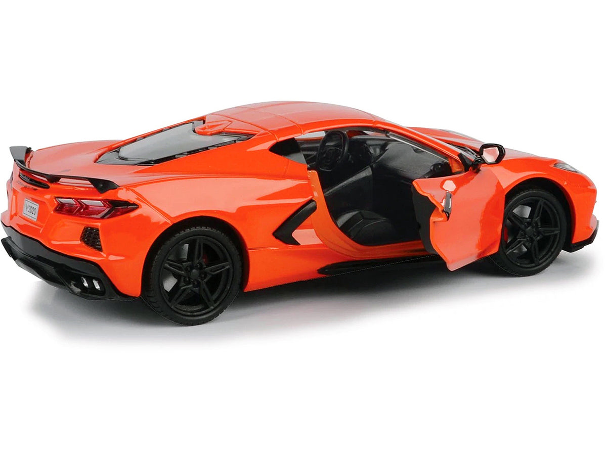 2020 Chevrolet Corvette C8 Stingray Orange "Timeless Legends" 1/24 Diecast Model Car