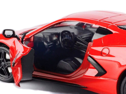 2020 Chevrolet Corvette C8 Stingray Red "Timeless Legends" 1/24 Diecast Model Car