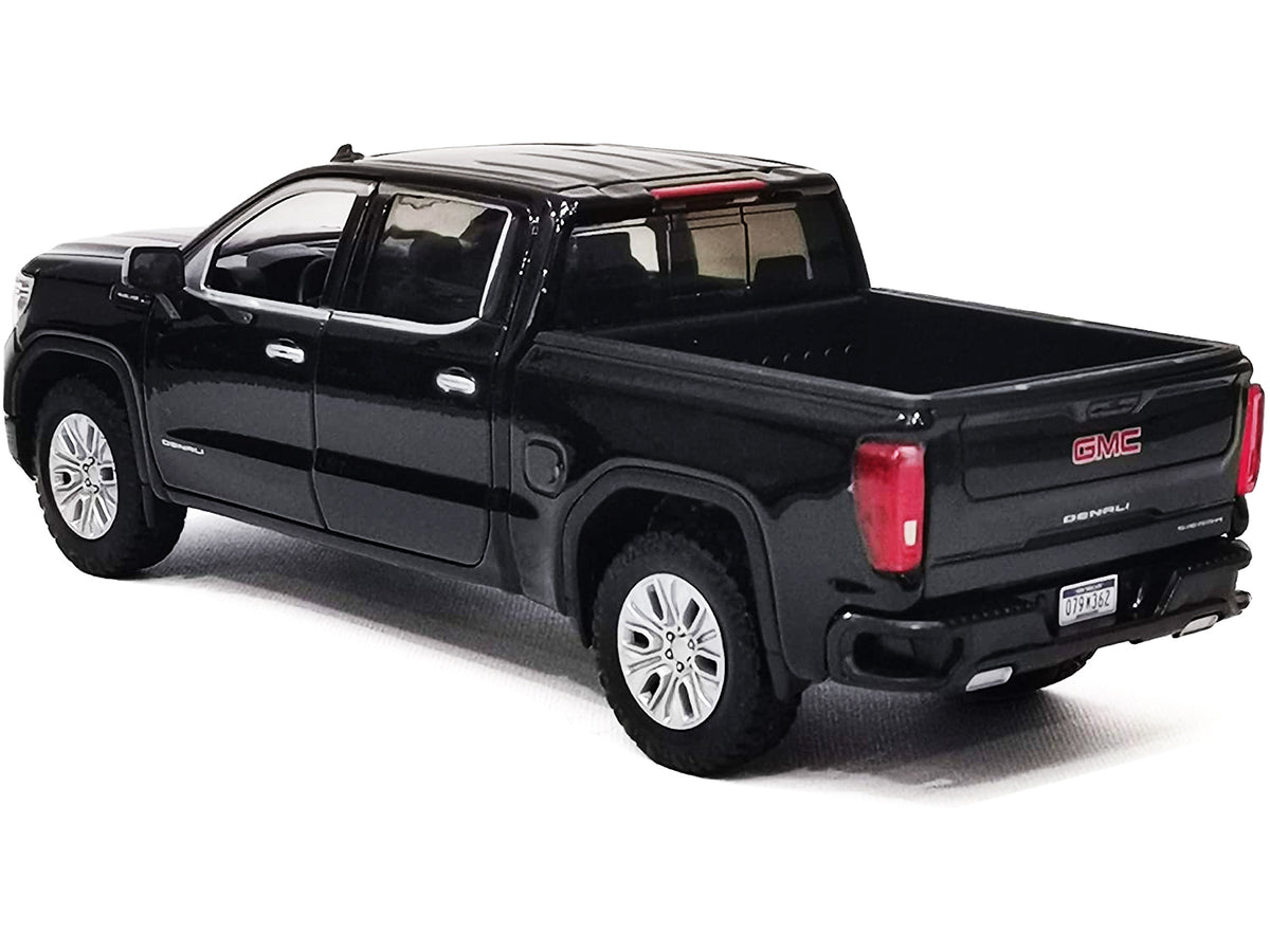 2019 GMC Sierra 1500 Denali Crew Cab Pickup Truck Black 1/24-1/27 Diecast Model Car